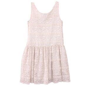 Gap Sleeveless Ivory Lace Dress